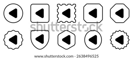 Editable vector left triangle arrow icon. Black, transparent white background. Part of a big icon set family. Perfect for web and app interfaces, presentations, infographics, etc