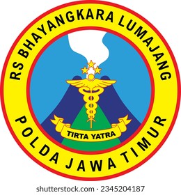 editable vector logo hospital police bhayangkara at indonesia country