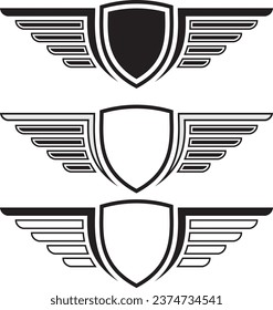 editable vector logo transportation black and white 