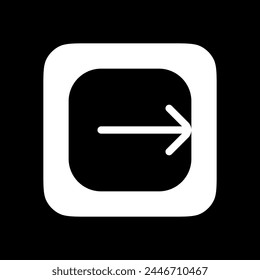 Editable vector logout exit icon. Black, line style, transparent white background. Part of a big icon set family. Perfect for web and app interfaces, presentations, infographics, etc