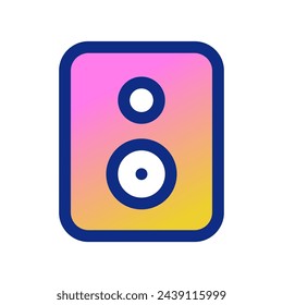Editable vector loudspeaker amplifier icon. Black, transparent white background. Part of a big icon set family. Perfect for web and app interfaces, presentations, infographics, etc
