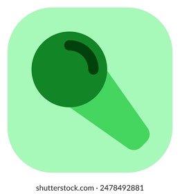 Editable vector microphone karaoke icon. Black, transparent white background. Part of a big icon set family. Perfect for web and app interfaces, presentations, infographics, etc