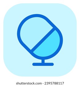 Icono de podcast de micrófono vector modificable. Negro, estilo de línea, fondo blanco transparente. Parte de una familia de iconos grandes. Perfecto para interfaces web y de aplicaciones, presentaciones, infografías, etc