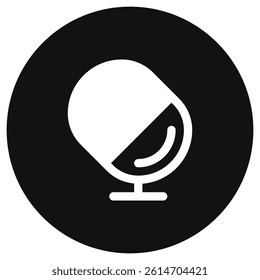 Editable vector microphone podcast icon. Black, line style, transparent white background. Part of a big icon set family. Perfect for web and app interfaces, presentations, infographics, etc