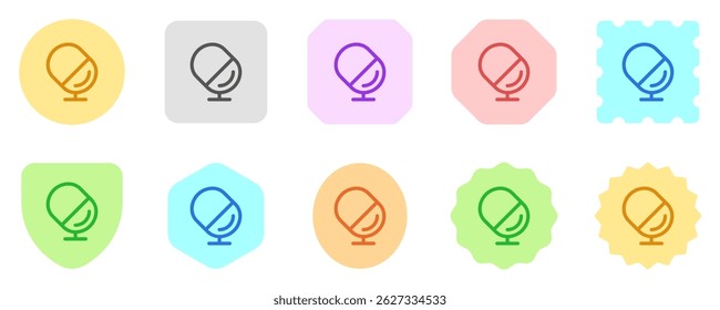 Editable vector microphone podcast icon. Black, line style, transparent white background. Part of a big icon set family. Perfect for web and app interfaces, presentations, infographics, etc