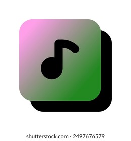 Editable vector music playlist album icon. Black, transparent white background. Part of a big icon set family. Perfect for web and app interfaces, presentations, infographics, etc