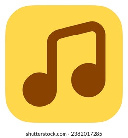 Editable vector music song icon. Black, transparent white background. Part of a big icon set family. Perfect for web and app interfaces, presentations, infographics, etc