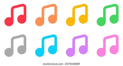 Editable vector music song icon. Black, transparent white background. Part of a big icon set family. Perfect for web and app interfaces, presentations, infographics, etc