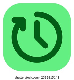 Editable vector nonstop time service hours icon. Black, line style, transparent white background. Part of a big icon set family. Perfect for web and app interfaces, presentations, infographics, etc