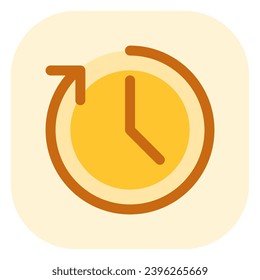 Editable vector nonstop time service hours icon. Black, line style, transparent white background. Part of a big icon set family. Perfect for web and app interfaces, presentations, infographics, etc