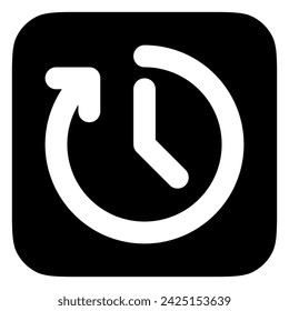 Editable vector nonstop time service hours icon. Black, line style, transparent white background. Part of a big icon set family. Perfect for web and app interfaces, presentations, infographics, etc