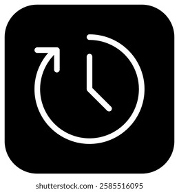 Editable vector nonstop time service hours icon. Black, line style, transparent white background. Part of a big icon set family. Perfect for web and app interfaces, presentations, infographics, etc