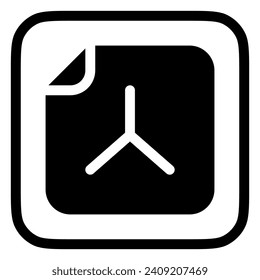 Editable vector pdf file document icon. Black, line style, transparent white background. Part of a big icon set family. Perfect for web and app interfaces, presentations, infographics, etc