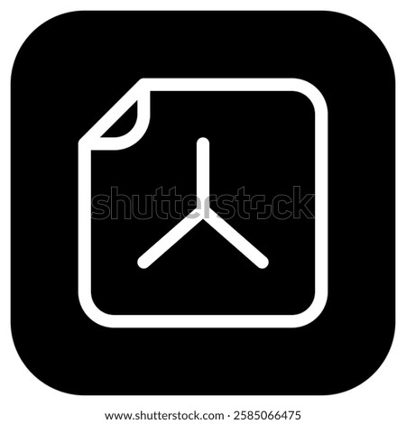 Editable vector pdf file document icon. Black, line style, transparent white background. Part of a big icon set family. Perfect for web and app interfaces, presentations, infographics, etc