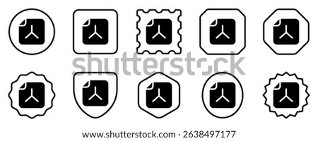 Editable vector pdf file document icon. Black, line style, transparent white background. Part of a big icon set family. Perfect for web and app interfaces, presentations, infographics, etc