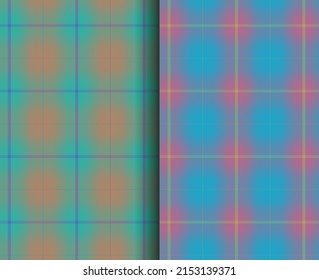 Editable vector plaid artwork print 