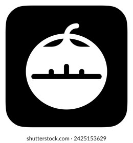 Editable vector pomodoro timer icon. Black, line style, transparent white background. Part of a big icon set family. Perfect for web and app interfaces, presentations, infographics, etc