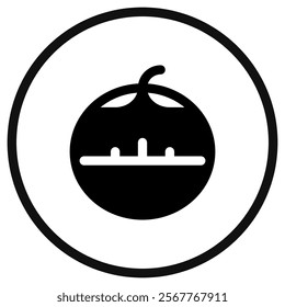 Editable vector pomodoro timer icon. Black, line style, transparent white background. Part of a big icon set family. Perfect for web and app interfaces, presentations, infographics, etc