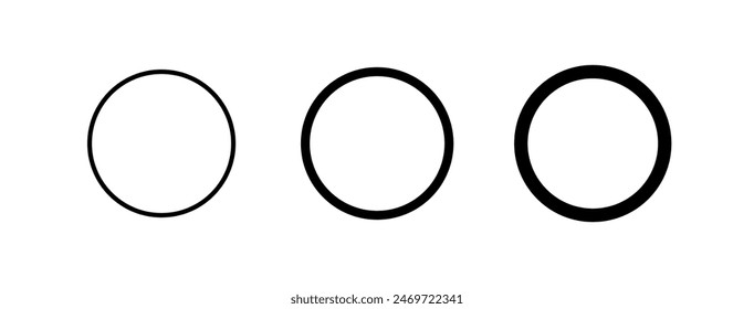 Editable vector record button icon. Black, transparent white background. Part of a big icon set family. Perfect for web and app interfaces, presentations, infographics, etc