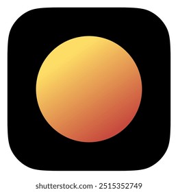 Editable vector record button icon. Black, transparent white background. Part of a big icon set family. Perfect for web and app interfaces, presentations, infographics, etc