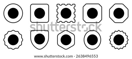 Editable vector record button icon. Black, transparent white background. Part of a big icon set family. Perfect for web and app interfaces, presentations, infographics, etc