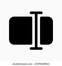 Editable vector rename edit text icon. Black, line style, transparent white background. Part of a big icon set family. Perfect for web and app interfaces, presentations, infographics, etc