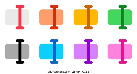 Editable vector rename edit text icon. Black, line style, transparent white background. Part of a big icon set family. Perfect for web and app interfaces, presentations, infographics, etc
