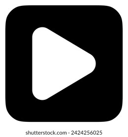 Editable vector right triangle arrow icon. Black, transparent white background. Part of a big icon set family. Perfect for web and app interfaces, presentations, infographics, etc