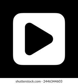 Editable vector right triangle arrow icon. Black, transparent white background. Part of a big icon set family. Perfect for web and app interfaces, presentations, infographics, etc