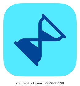 Editable vector rotating hourglass icon. Black, line style, transparent white background. Part of a big icon set family. Perfect for web and app interfaces, presentations, infographics, etc