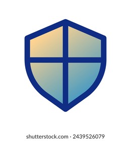 Editable vector shield protection icon. Black, line style, transparent white background. Part of a big icon set family. Perfect for web and app interfaces, presentations, infographics, etc