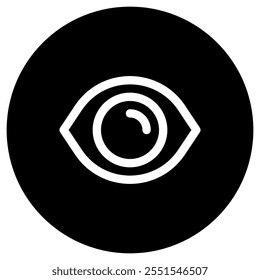 Editable vector show password eye visibility icon. Black, line style, transparent white background. Part of a big icon set family. Perfect for web and app interfaces, presentations, infographics, etc