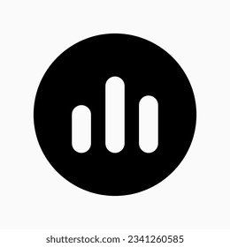 Editable vector signal icon. Black, line style, transparent white background. Part of a big icon set family. Perfect for web and app interfaces, presentations, infographics, etc