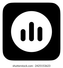 Editable vector signal icon. Black, line style, transparent white background. Part of a big icon set family. Perfect for web and app interfaces, presentations, infographics, etc