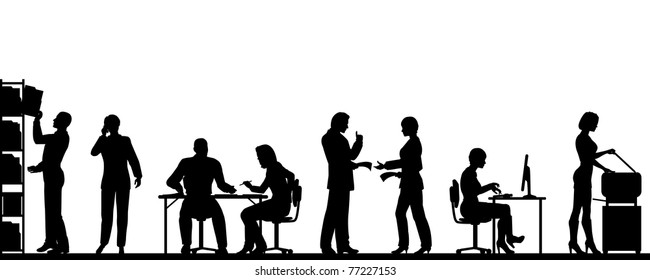 854,065 Silhouette Office Images, Stock Photos & Vectors | Shutterstock