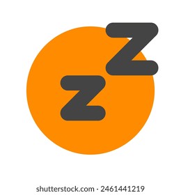 Icono de hibernación de Vector editable. Negro, estilo de línea, fondo blanco transparente. Parte de una gran familia de iconos. Perfecto para interfaces de Web y App, presentaciones, infografías, etc