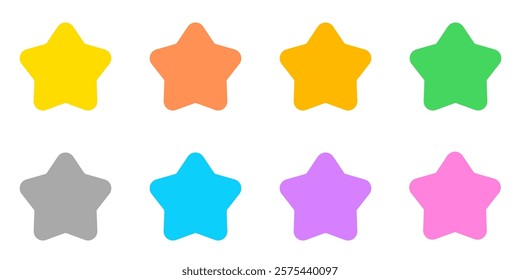 Editable vector star favorite bookmark icon. Black, line style, transparent white background. Part of a big icon set family. Perfect for web and app interfaces, presentations, infographics, etc