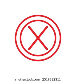 editable vector stop prohibitions block icon illustration
