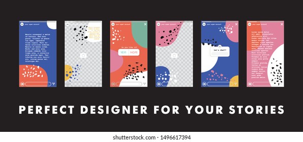 Editable vector stories wallpaper. Trendy design templates sale banners. Modern design for social media stories with discount offer. Suitable for social media Stories, story, Roll banner.