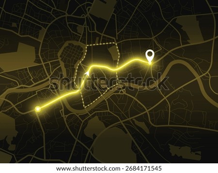 Editable vector street map of Krakow, Poland – minimal European city layout for tourism, design and navigation