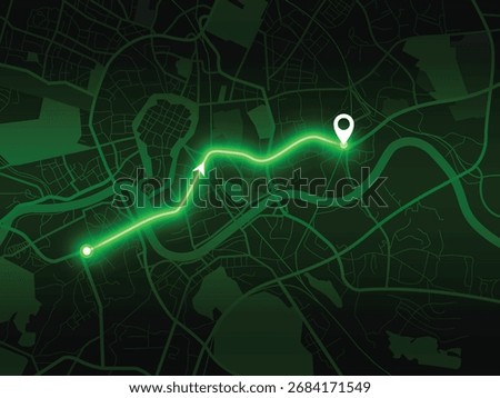 Editable vector street map of Krakow, Poland – minimal European city layout for tourism, design and navigation