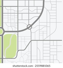 Editable vector street map of town as seamless pattern. Vector illustration. Vector city map with roads. Town streets. Abstract transportation scheme. Drawing scheme town, white line road.