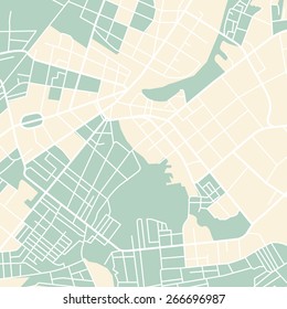 Editable Vector Street Map Town Vector Stock Vector (Royalty Free ...