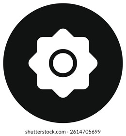 Editable vector sun, screen brightness icon. Black, line style, transparent white background. Part of a big icon set family. Perfect for web and app interfaces, presentations, infographics, etc