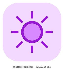 Icono de luz solar del vector editable. Negro, estilo de línea, fondo blanco transparente. Parte de una familia de iconos grandes. Perfecto para interfaces web y de aplicaciones, presentaciones, infografías, etc