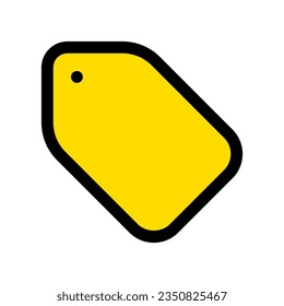 Editable vector tag price label icon. Black, line style, transparent white background. Part of a big icon set family. Perfect for web and app interfaces, presentations, infographics, etc