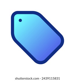 Editierbares Vektor-Tag-Preisschild-Symbol. Schwarz, Linienstil, transparenter weißer Hintergrund. Teil einer großen Icon-Set-Familie. Perfekt für Web- und App-Schnittstellen, Präsentationen, Infografiken usw