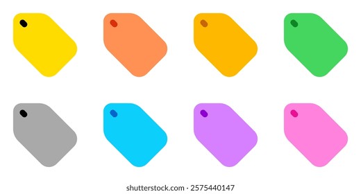 Editable vector tag price label icon. Black, line style, transparent white background. Part of a big icon set family. Perfect for web and app interfaces, presentations, infographics, etc