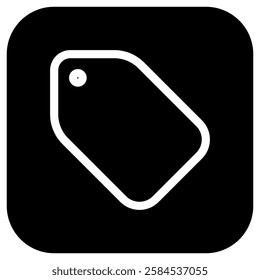 Editable vector tag price label icon. Black, line style, transparent white background. Part of a big icon set family. Perfect for web and app interfaces, presentations, infographics, etc