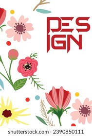 Editable vector template featuring delicate floral elements on neutral pastel backgrounds. Ideal for wedding invitations, social media posts, cards, covers, posters, mobile apps, and web ads.	